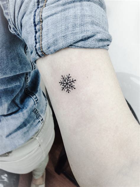 My New Snowflake In Love With ️ Smalltattooonwrist Love It