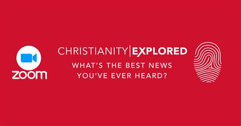Christianity Explored Via Zoom Carrickfergus Baptist Church