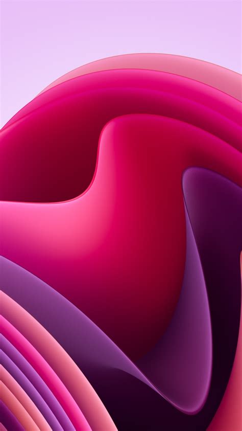 Windows 11 Wallpaper 4k Flow Light Pink Background