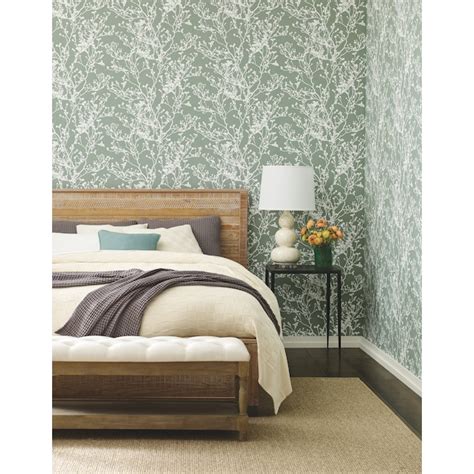 York Wallcoverings Ronald Redding Handcrafted Naturals 608 Sq Ft Green