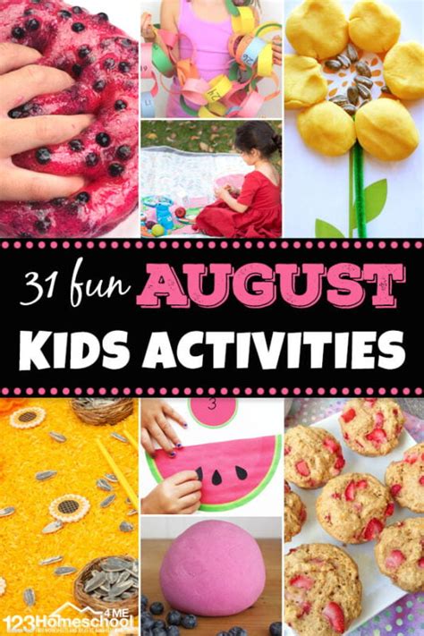 31 Fun August Activities For Kids