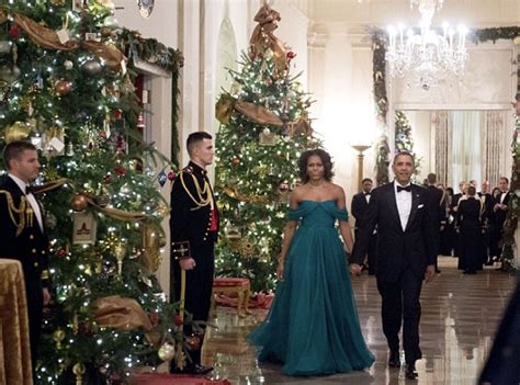 barack and michelle obama from holiday decorating with the stars e news