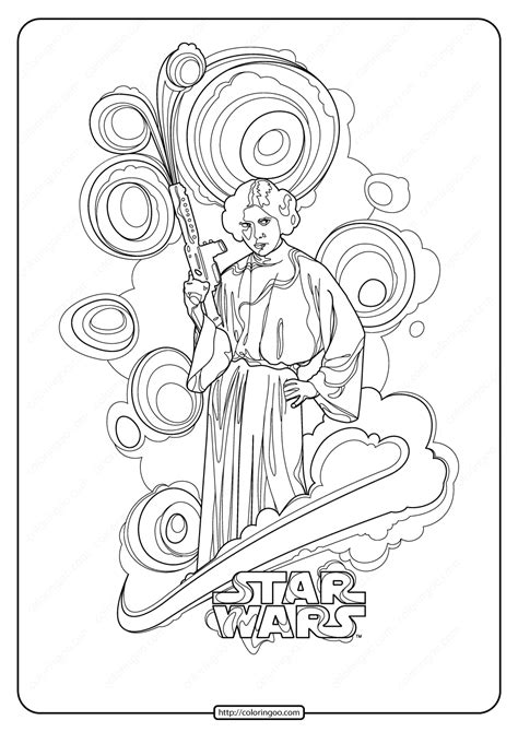 Luke skywalker's faithful little buddy is at the heart of the entire star wars: Printable Star Wars Princess Leia Coloring Pages