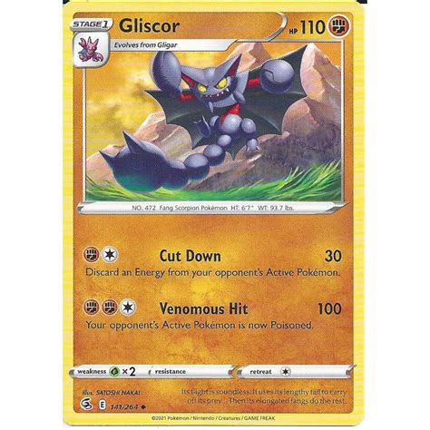 Pokemon Gliscor Card
