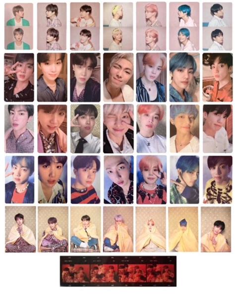 Bts Map Of The Soul Persona Album Photocards Tuto