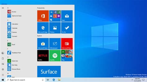 New Windows 10 Preview Revamps Start Menu And Doubles Down On Security