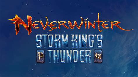 Neverwinter Storm Kings Thunder Sea Of Moving Ice Le 8 Nov Sur Pc