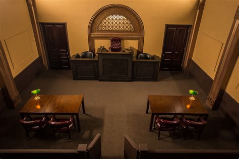 Courtroom Standing Set La Court Room Judges Chambers