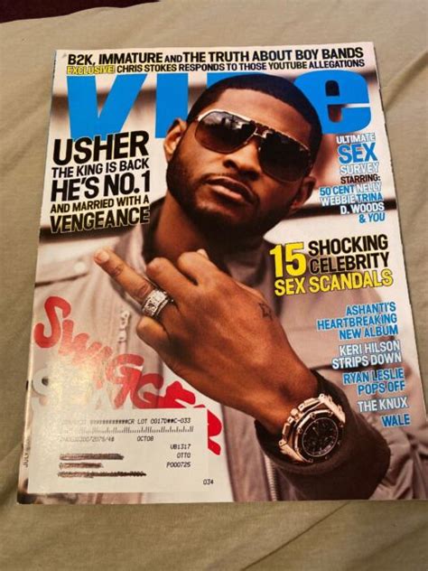 Vibe Magazine July 2008 Usher 50 Cent Ashanti Keri Hilson Wale B2k Ebay