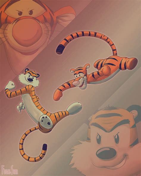 Tigers Fight Hobbes Vs Tigger Tigger Funny Comics Calvin And Hobbes