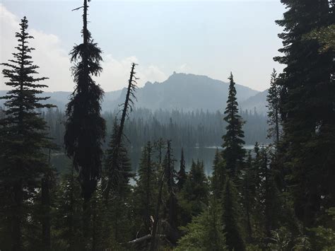 Hazy View Within The Sky Lakes Wilderness Rwildernessbackpacking