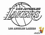 Basketball Coloring Printables Angeles Los Sacramento Kings Lakers Yescoloring Bounce Nba sketch template