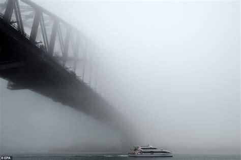 Airport Chaos As Thick Low Hanging Fog Engulfs Sydney Forcing Flights