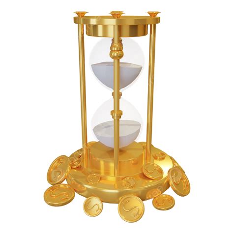 Hourglass Gold Png Vector Psd And Clipart With Transparent