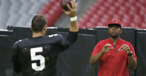 Arizona Cardinals' QB coach Byron Leftwich brings player's perspective