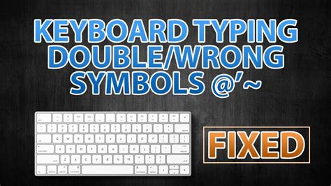 Fix Keyboard Symbolsspecial Characters Not Working Youtube