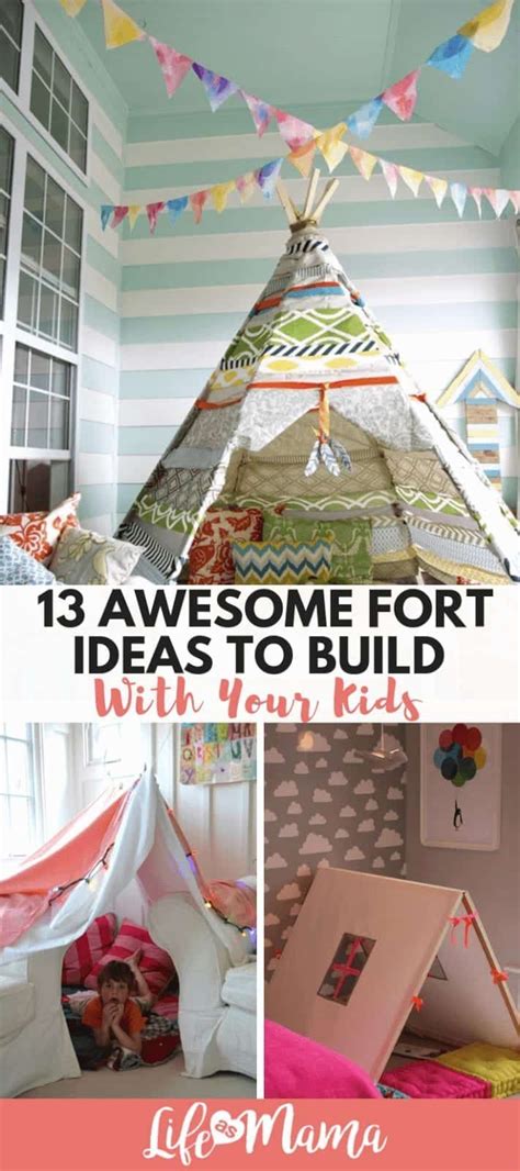 13 Awesome Fort Ideas To Build With Your Kids In 2020 Cool Forts
