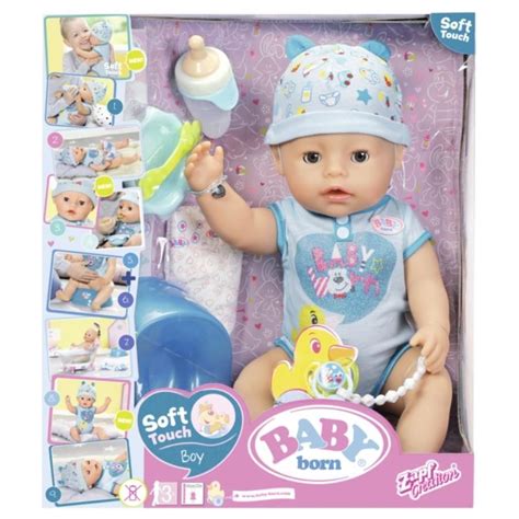 Zapf Baby Born Soft Touch Interactive Boy Doll Lemony Gem Toys Online