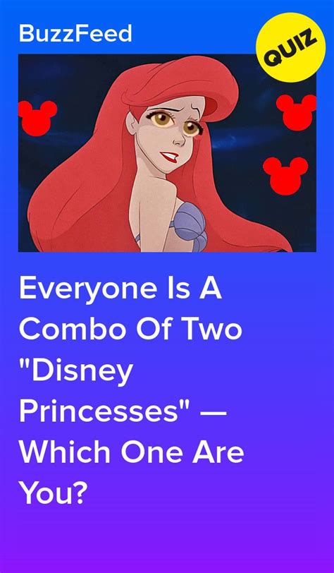 Everyone Is A Combo Of Two Disney Princesses — Which One Are You