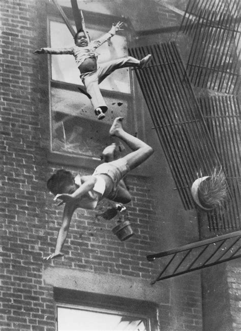 Fire Escape Collapse A Mother And Her Daughter Falling From A Fire