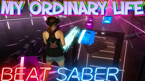 Beat Saber The Living Tombstone My Ordinary Life Expert First Attempt Mixed Reality