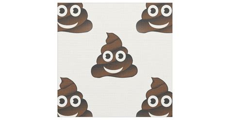 Funny Poop Emoji Fabric Zazzle
