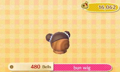 When you start the game, you have a conversation on the train with a cat named rover, and the answers you provide to rover's questions determine your avatar's gender, eye shape, hairstyle, and hair color. Bun Wig | New Leaf HQ