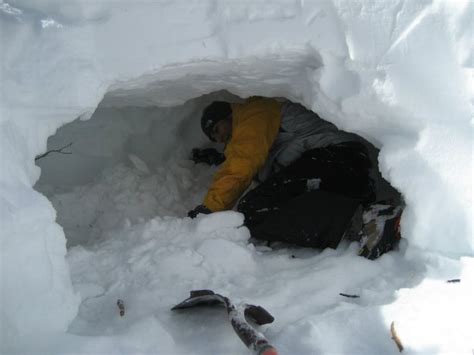 Snow Cave Tutorial Survival Life