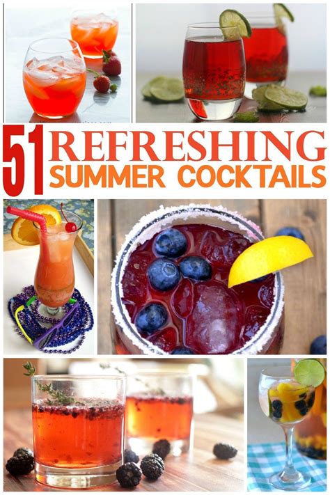51 Refreshing Summer Cocktails Refreshing Summer Cocktails Easy
