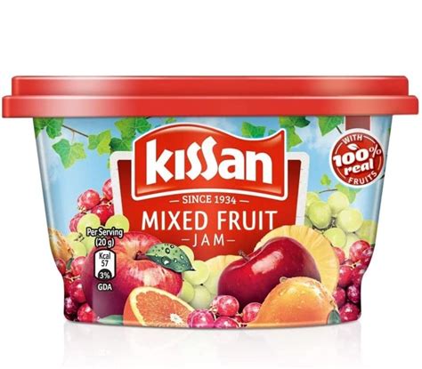kissan mixed fruit jam unique 100 g grocery and gourmet food