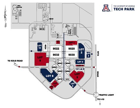 Raytheon Tucson Campus Map