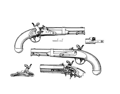 Gun Pistol Blueprints