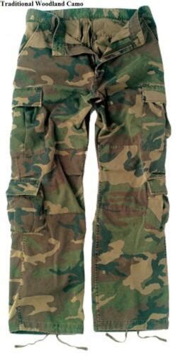 Woodland Camo Vintage Paratrooper Fatigues Bdu Cargo Pants Army Usmc