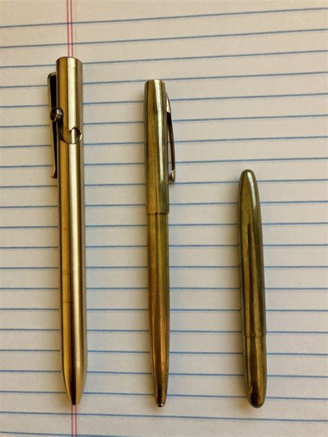 Small Brass Collection Pens