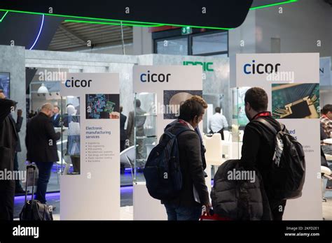 Munich Germany 17th Nov 2022 Cicor Bei Der Electronicasemicon