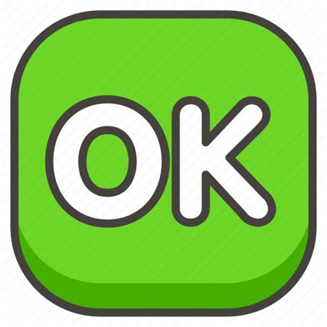 1f197 Button Ok Icon Download On Iconfinder