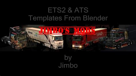 How To Make Ets2 And Ats Truck And Trailer Templates Youtube