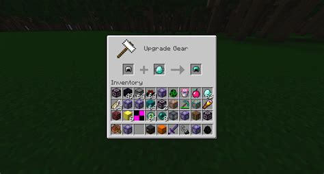 Tool And Armor Upgrading Smithing Table Minecraft Data Pack
