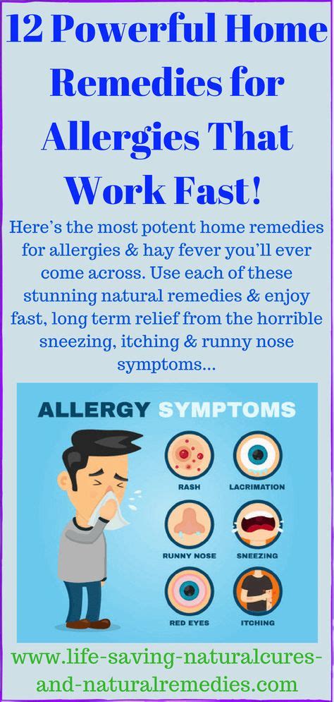 12 Powerful Home Remedies For Allergies That Work Fast Home Remedies