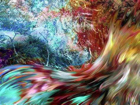 Fairy Tale Stream Surreal Digital Art By Abstract Angel