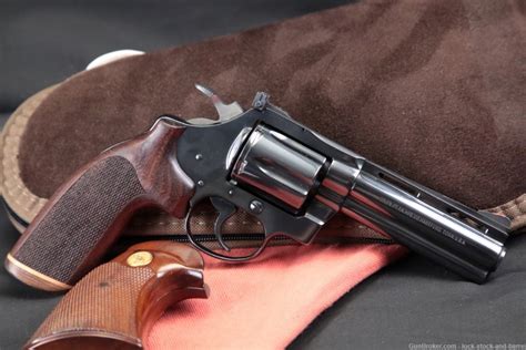 Colt Diamondback D German Proofed Spl Double Action Revolver Lock Stock Barrel