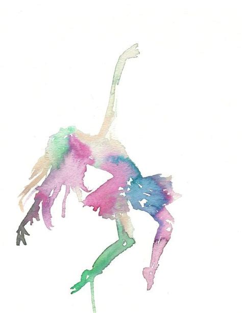 Jess Buhman Tiny Dancer Watercolor Dancer Dancer Painting Ballet