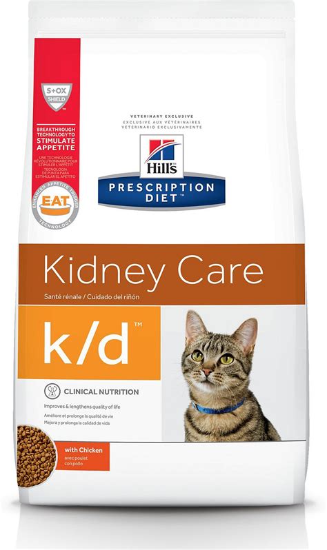 The significant share contains corn starch and rice fat. HILL'S PRESCRIPTION DIET k/d Kidney Care with Chicken Dry ...
