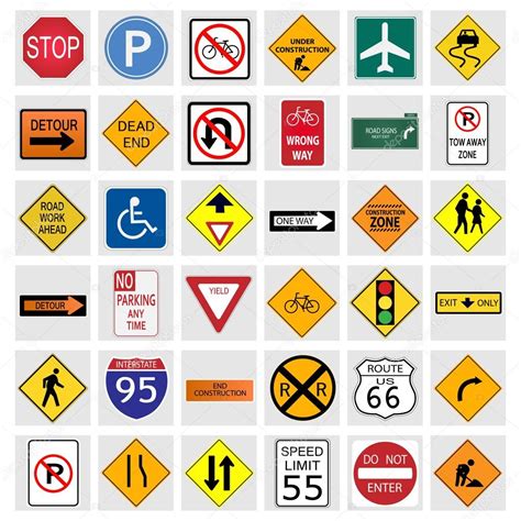 Road Signs Stock Vector By ©nmarques74 58425937