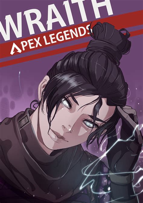 Download apex legends, minimal, popular characters, poster wallpaper for screen 480x800, nokia x, x2, xl, 520, 620, 820, samsung galaxy star, ace apex legends character skin: ArtStation - Apex Legends - Wraith, FrAgMenT