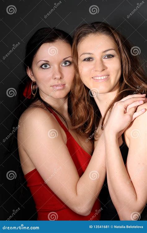 Two Young Lesbian Girl Friend Stock Image Image Of Friend Attractive 13541681