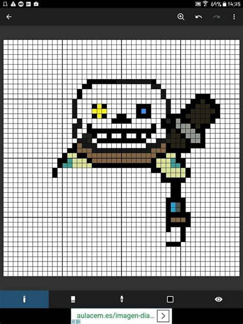 Heyo undertale amino it's me, mafia so uh as the title explains this is a pixel art of ink! My first pixel art,Ink!Sans | Undertale Amino