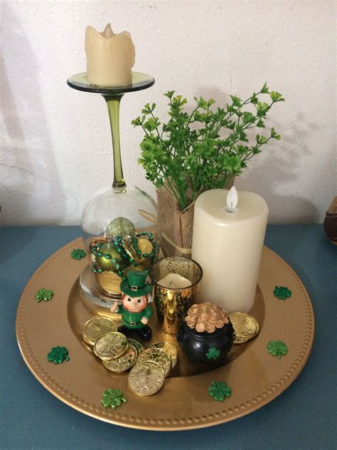 St Patrick S Day Crafts St Patricks Day Holidays Table Decorations