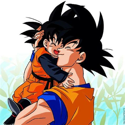 Goku And Goten From The Dragon Ball Z Anime Personajes De Dragon Ball