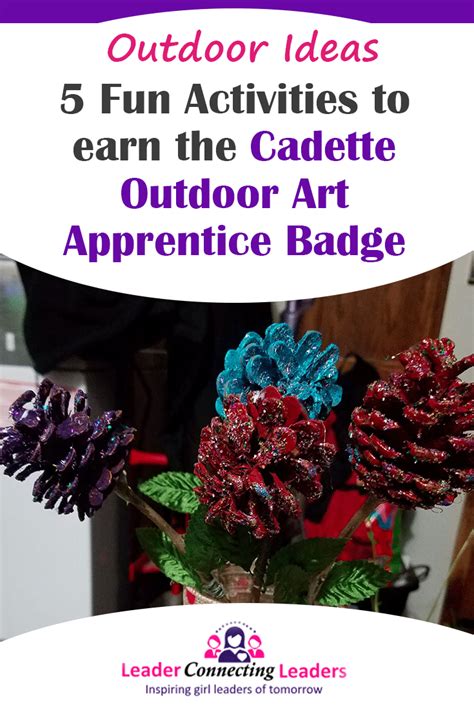 Fun Activities To Earn The Cadette Outdoor Art Apprentice Badge